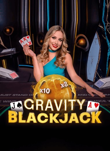 Gravity Blackjack logo – Live Shows by ICONIC21 at Skycrown