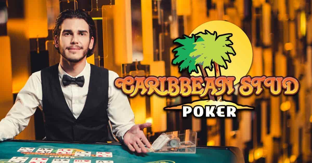 Caribbean Stud Poker by Evolution, showcased at skycrown-casino-login-australia.com – game logo