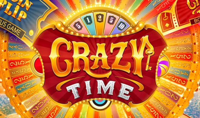 Crazy Time logo by Evolution Skycrown