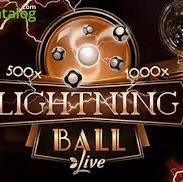 Lightning Ball slot visual from Evolution available on skycrown-casino-login-australia.com