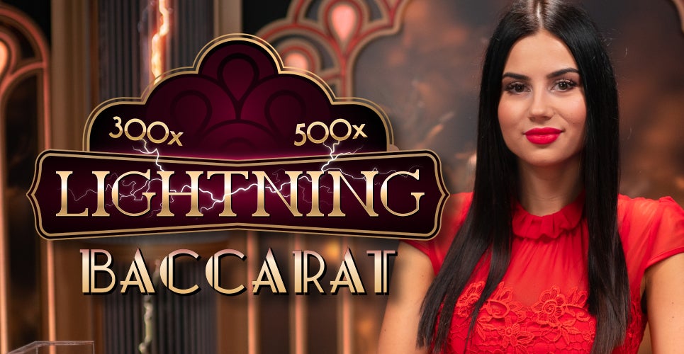 Enjoy Lightning Baccarat by Evolution – logo hosted on skycrown-casino-login-australia.com