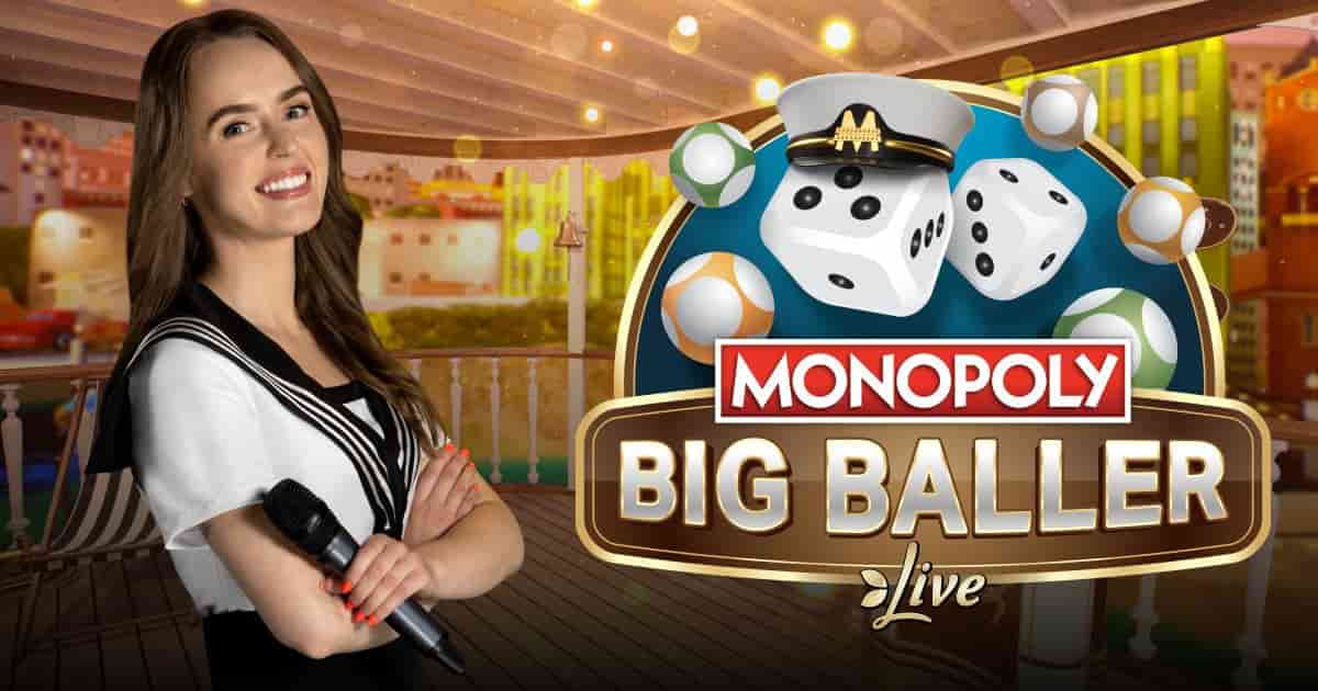 Official Live Shows logo: MONOPOLY Big Baller by Evolution at Skycrown